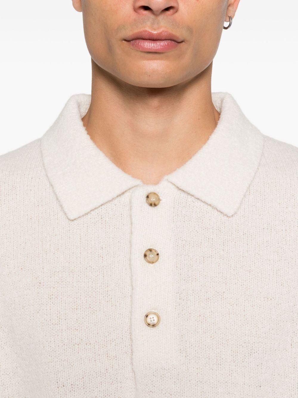 Polo in lana vergine 50549990 131 OPEN WHITE BOSS