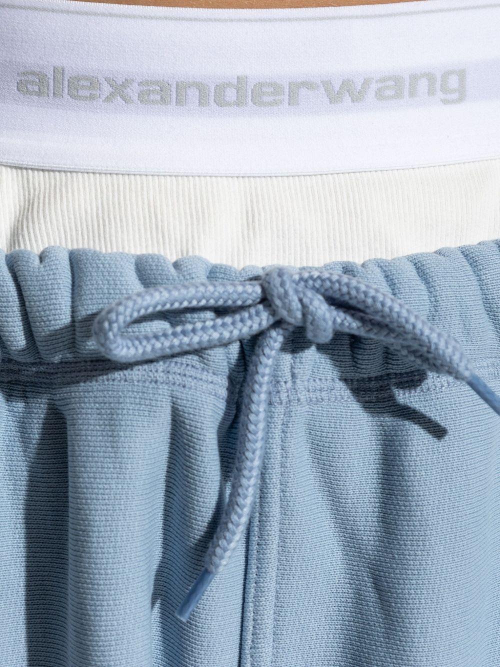 Pantaloni Sportivi Azzurri con Design Integrato 4CC1244349 458 LIGHT BLUE ALEXANDER WANG