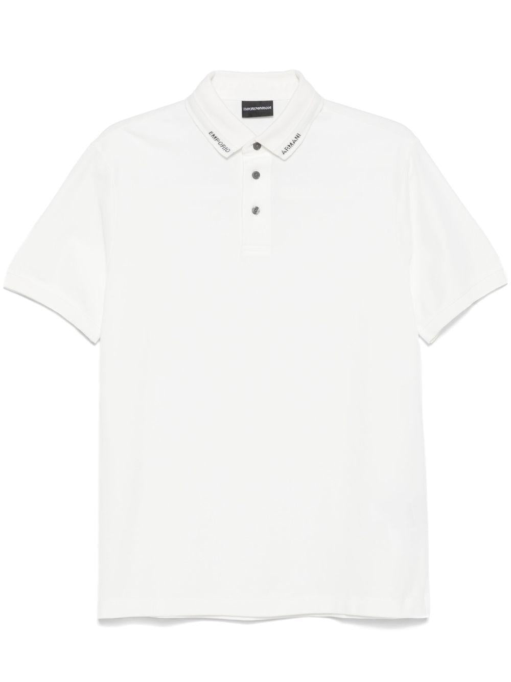 Polo con logo EM001081AF10497 U0003 EMPORIO ARMANI