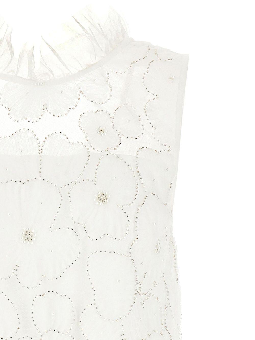 Satin mini dress SS25266SW WHITE SELF-PORTRAIT