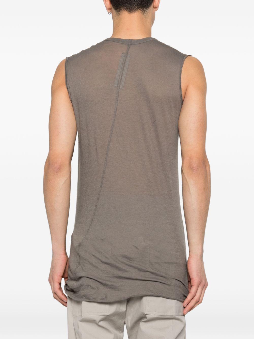 Basic Sleeveless T RU01F2151UC 34 DUST RICK OWENS