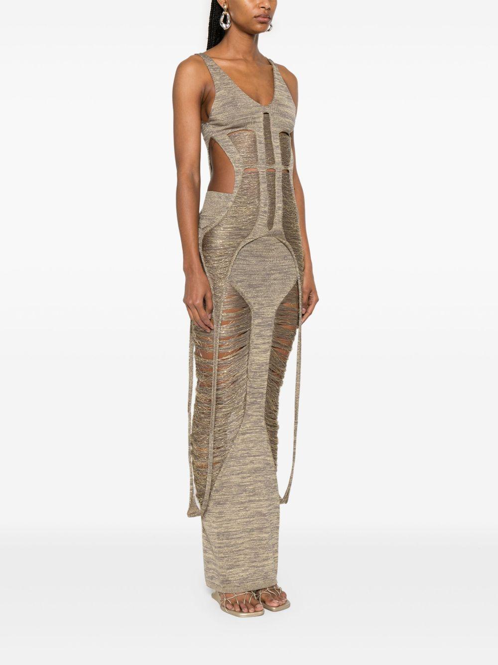 Tanja tank top RO01E7644KGRIDG 02 GOLD RICK OWENS