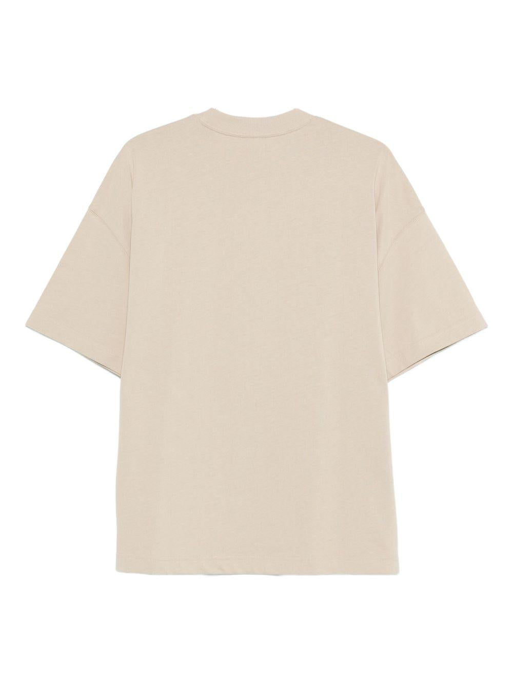T-shirt S/S Signature Script I033828 38QXX FLEUR DE SEL CARHARTT WIP