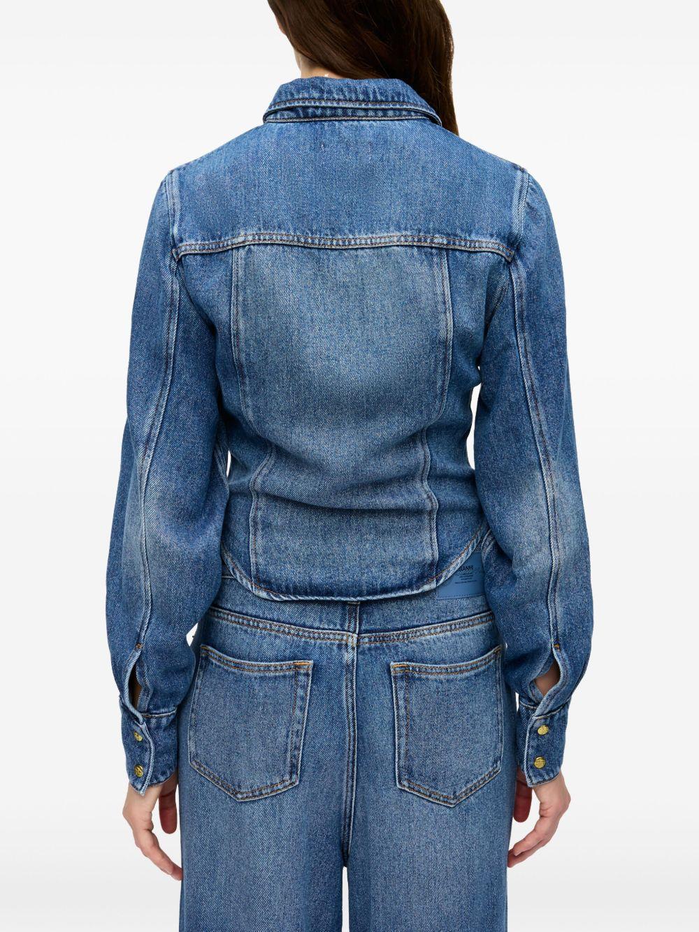 J1727 567 MID BLUE VINTAGE GANNI