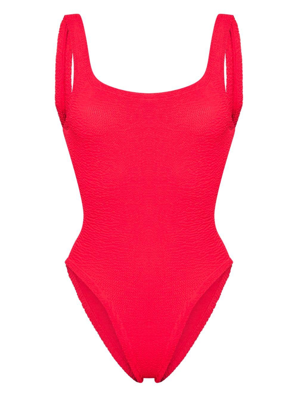 Square Neck Swim SSQUARECR RED HUNZA G