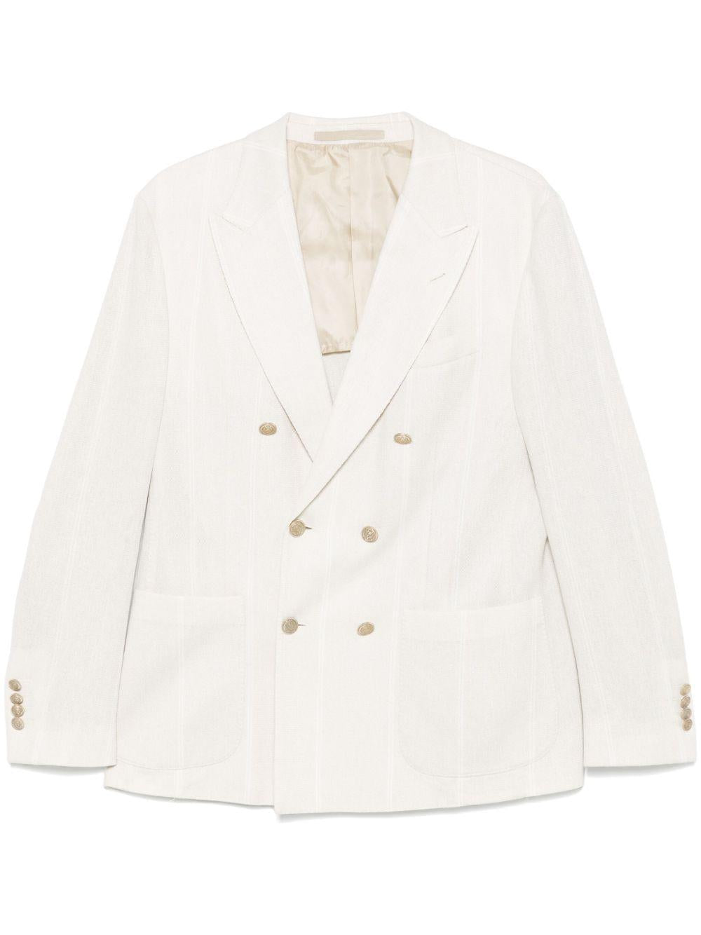 Blazer a righe K70GIAA06BOTTES0K039 02 SABBIA ELEVENTY