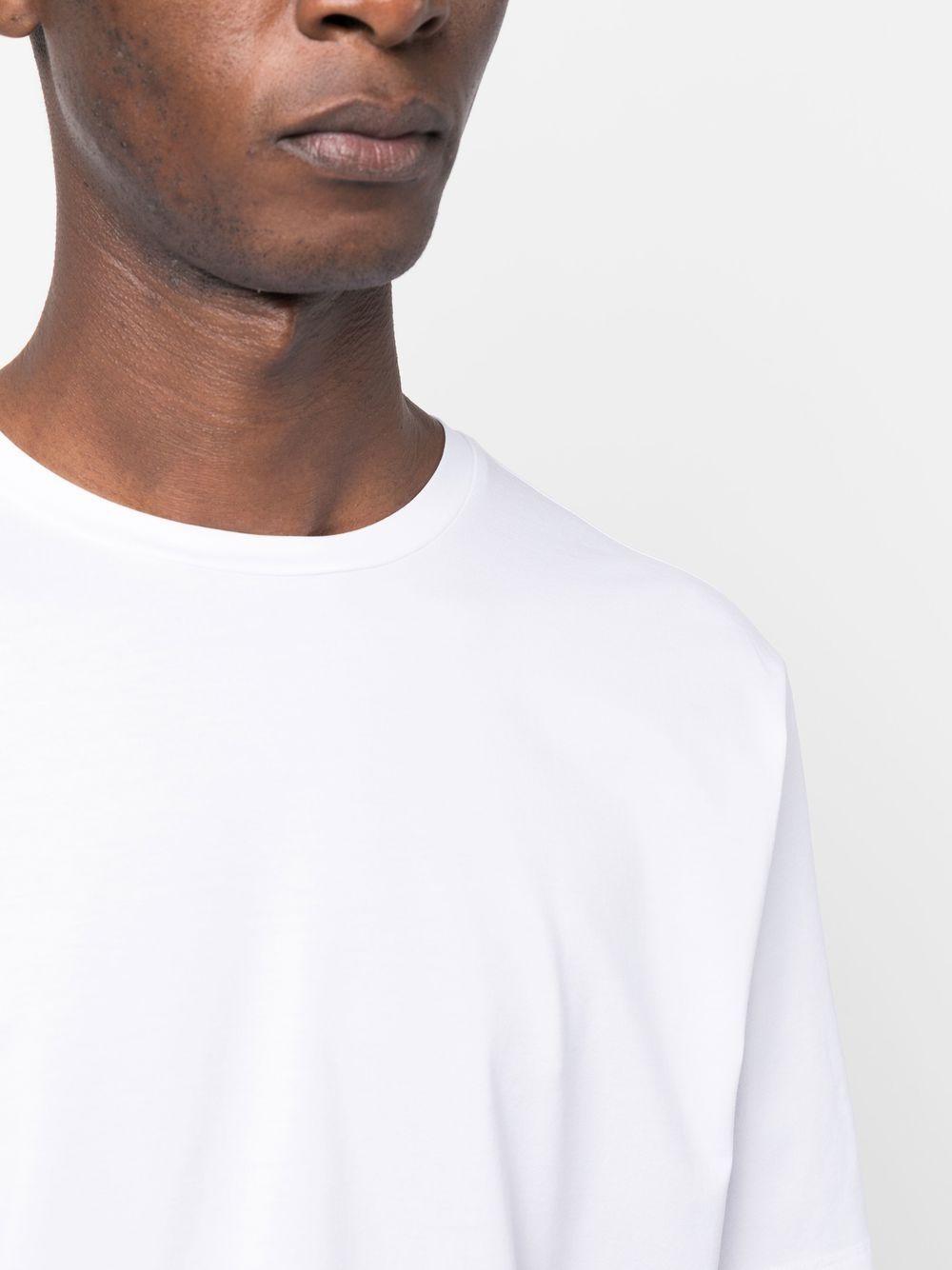 T-shirt in Superfine Cotton Stretch JG000174U52003 1000 BIANCO HERNO