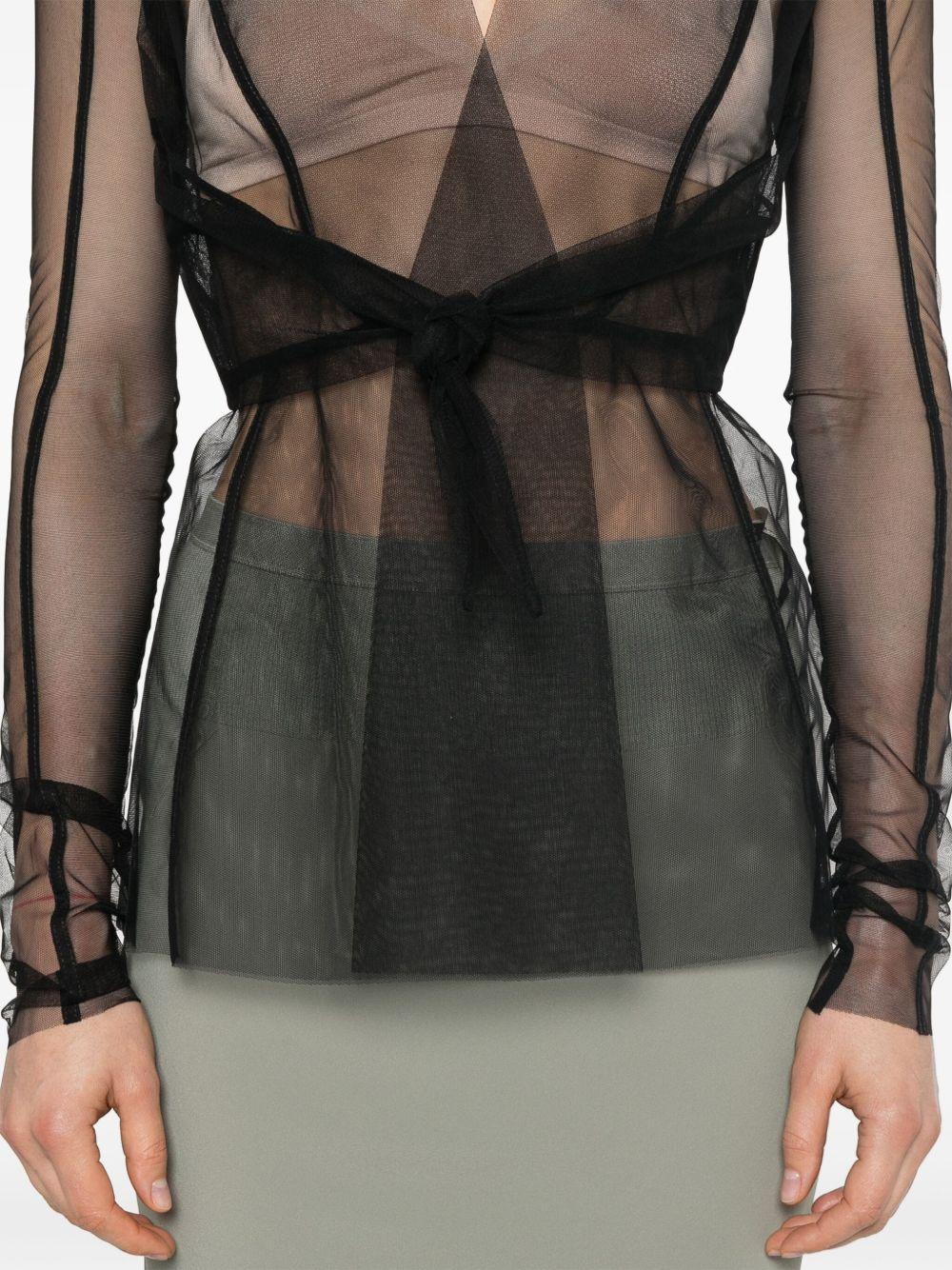 LS Strutter jacket RP01E7700TU 09 BLACK RICK OWENS