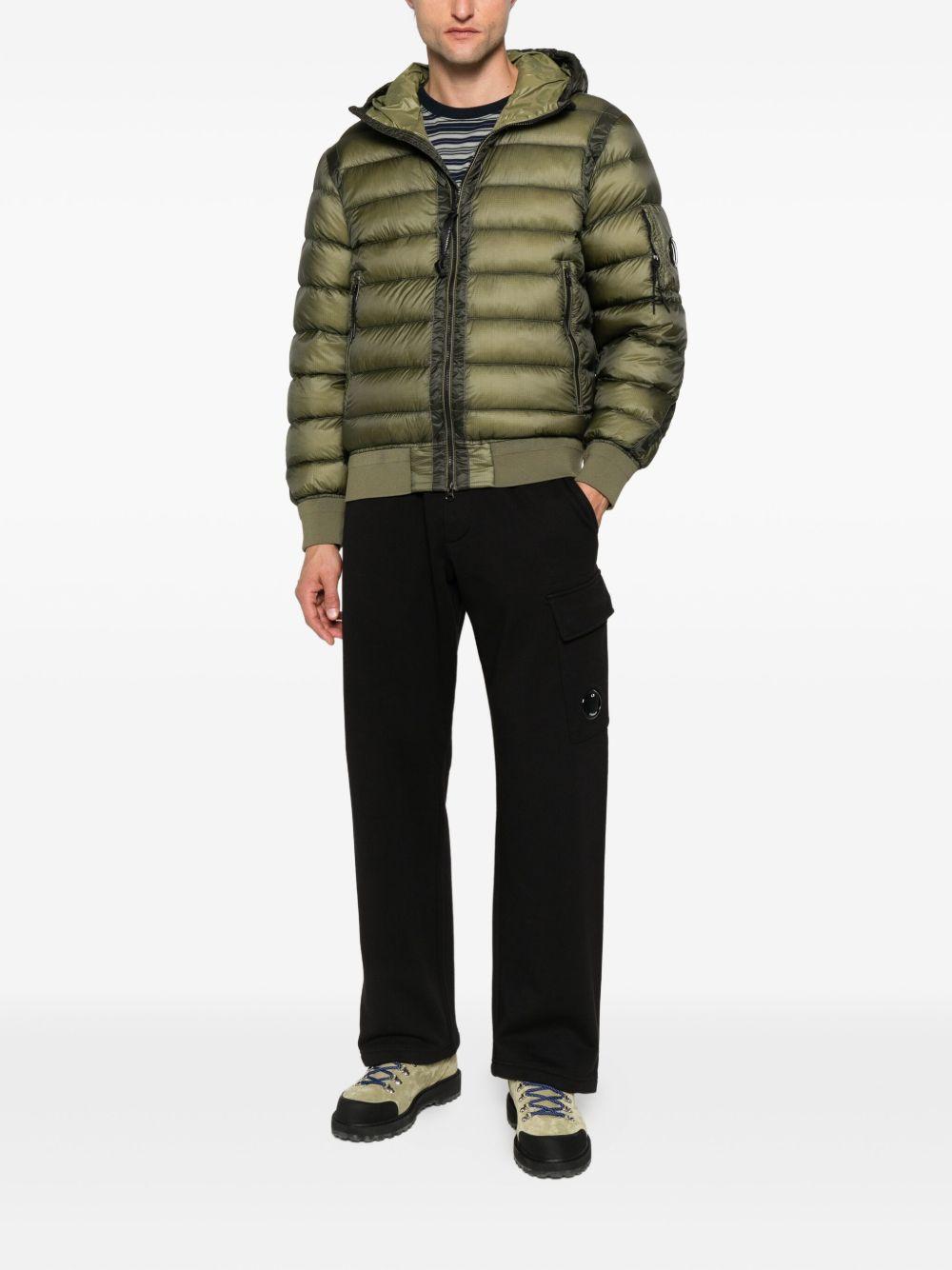 Diagonal Raised Fleece Cargo Lens Sweatpants 19CMSP141A005086W 999 BLACK CP COMPANY