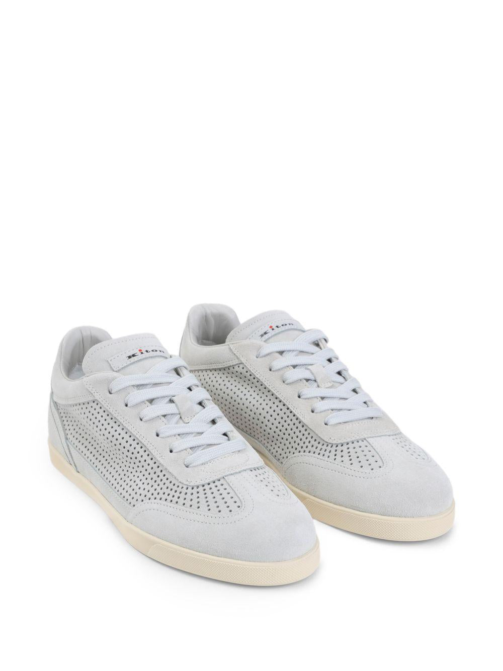 KITON - Sneaker suede USSA397N013820700D PANNA KITON