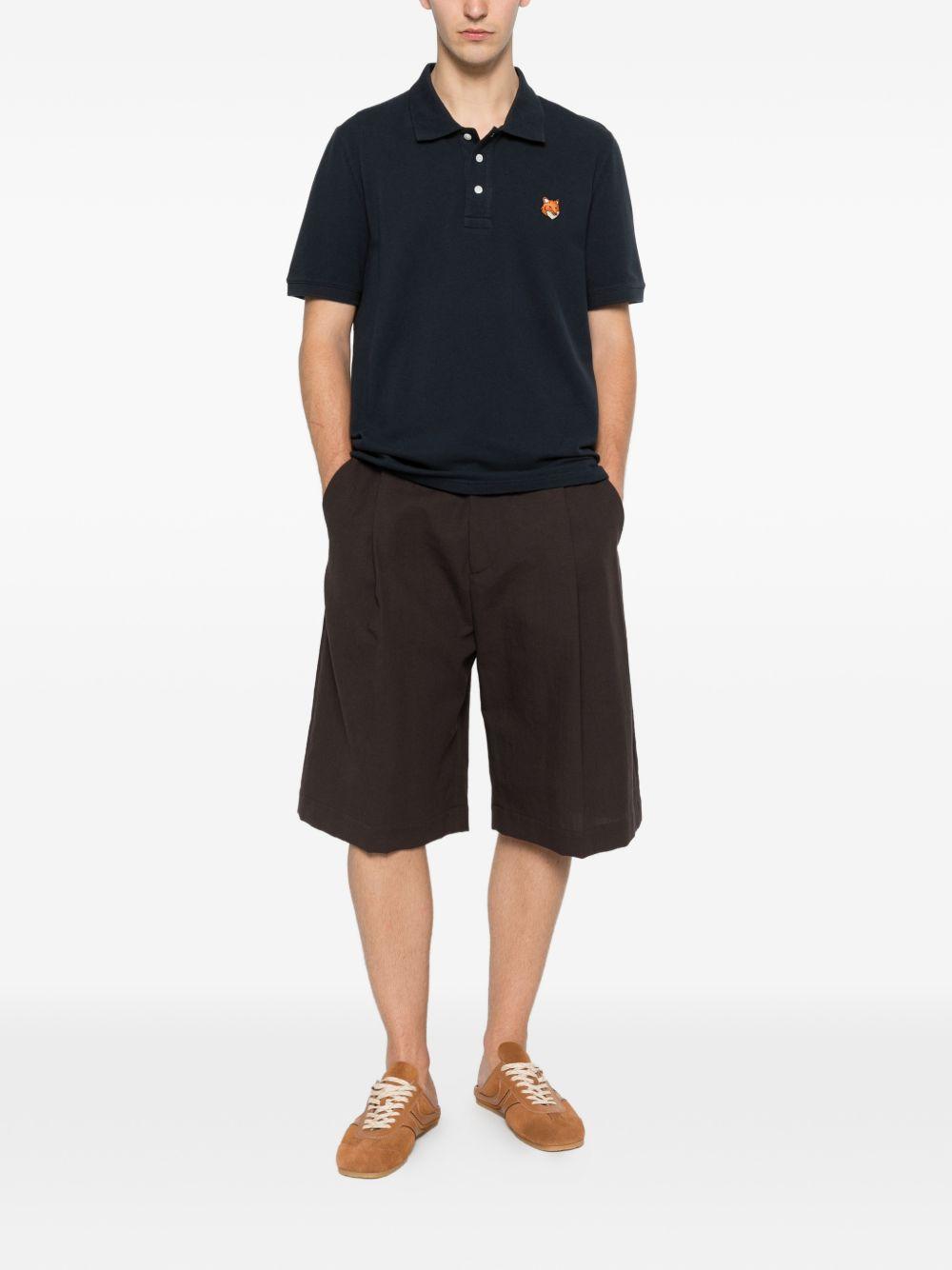 Polo a maniche corte PM00209KP0002 0413 CLASSIC NAVY MAISON KITSUNE