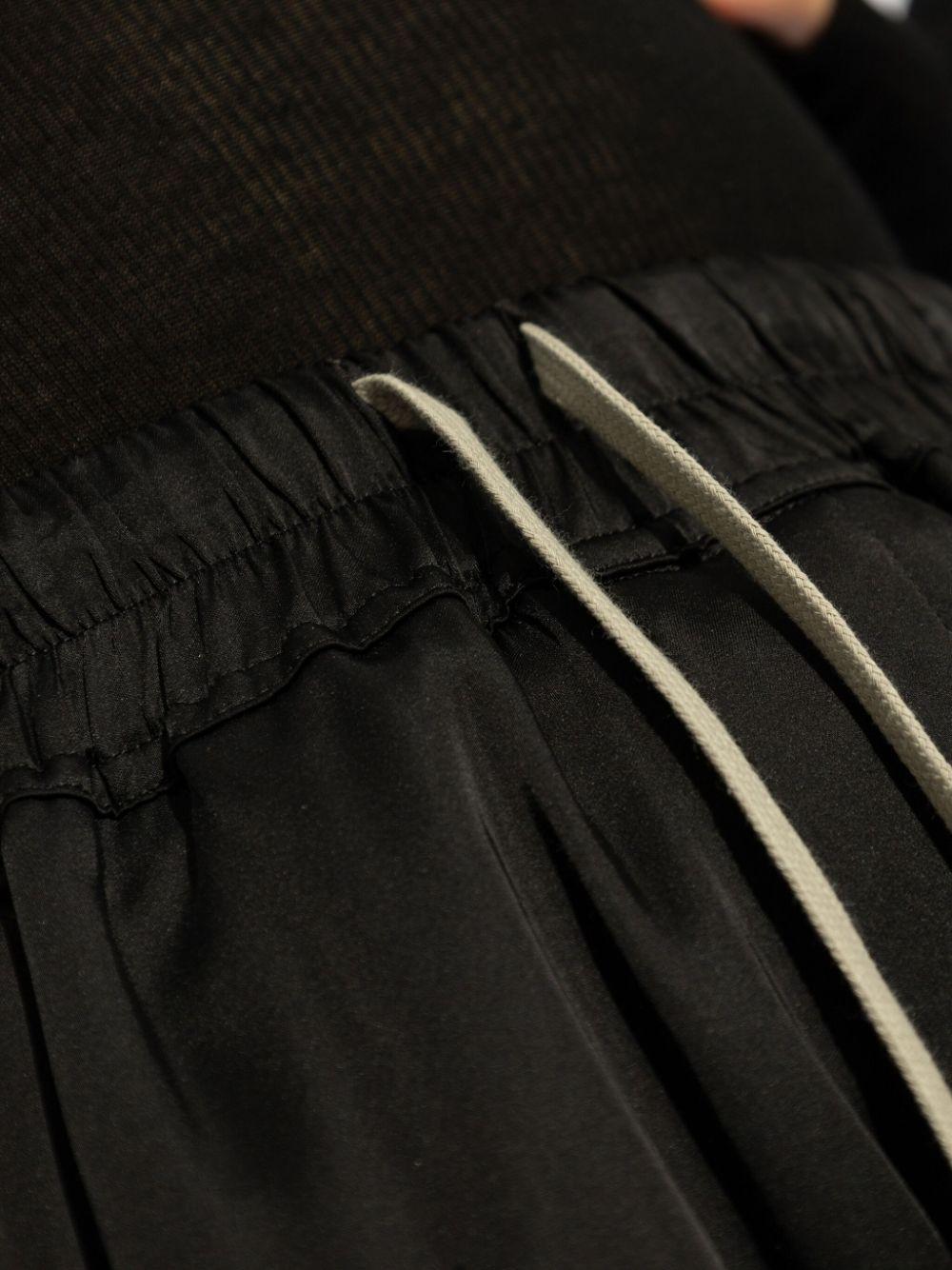 Drawstring trousers RP01E7325SCH 09 BLACK RICK OWENS