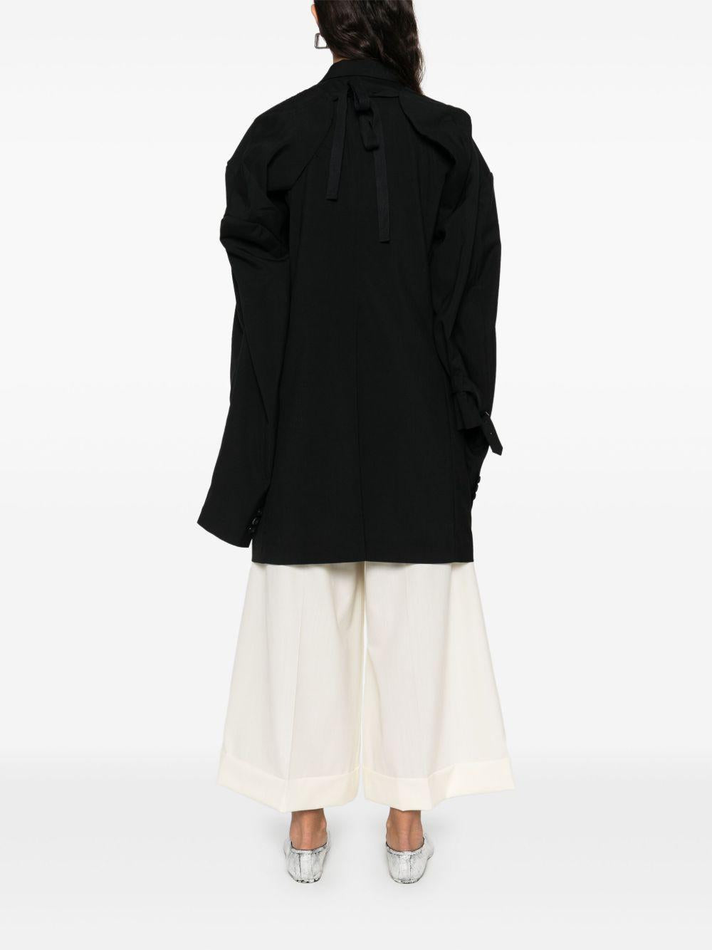 Detachable-sleeves Coat GOJ041S25 1 BLACK COMME DES GARCONS