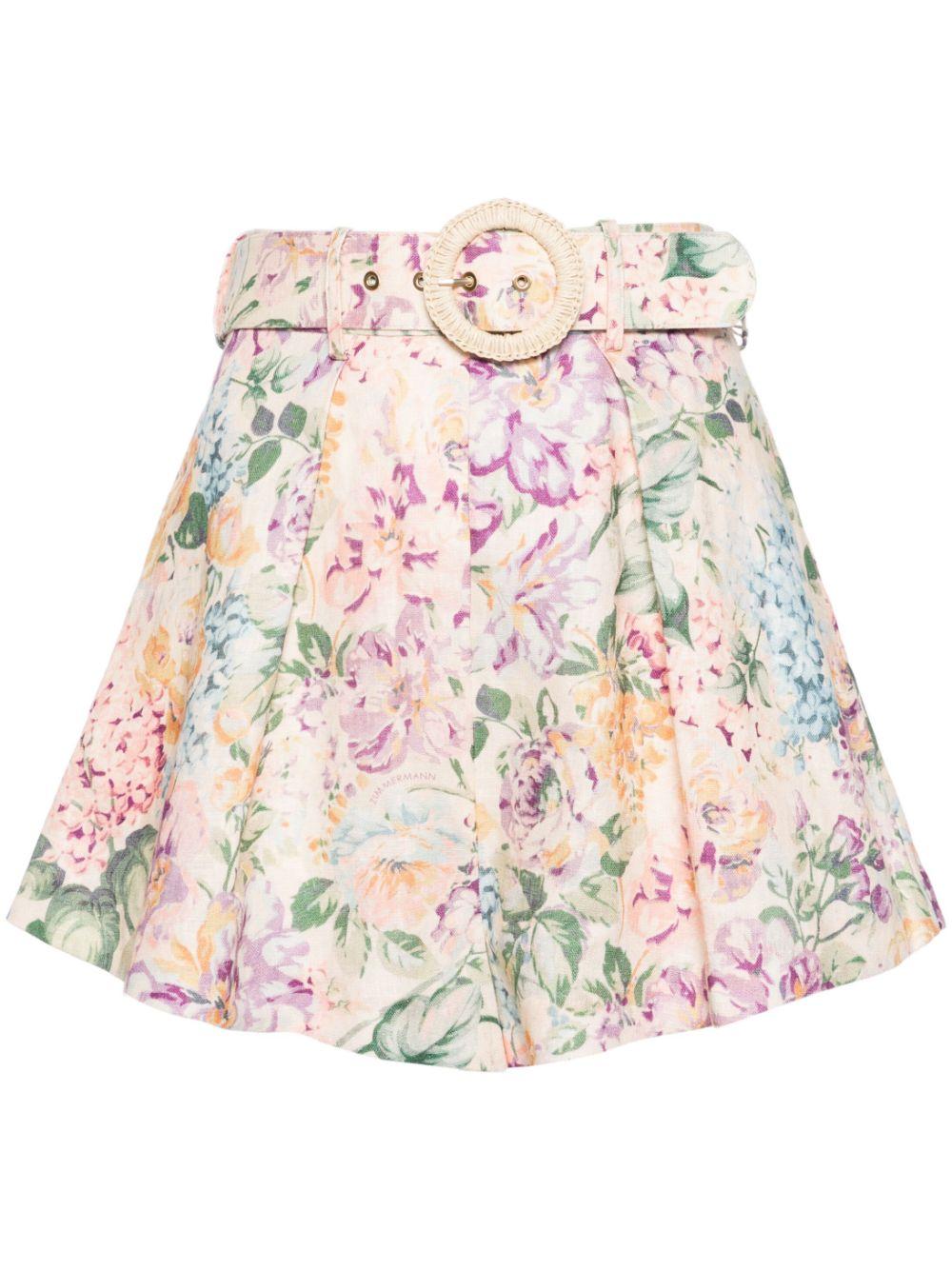 9936ASS241 WATERCOLOUR FLORAL ZIMMERMANN