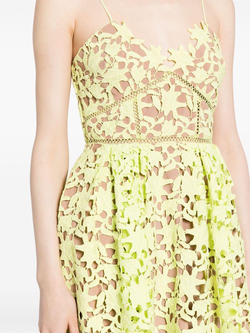 SS24151MG GREEN SELF-PORTRAIT