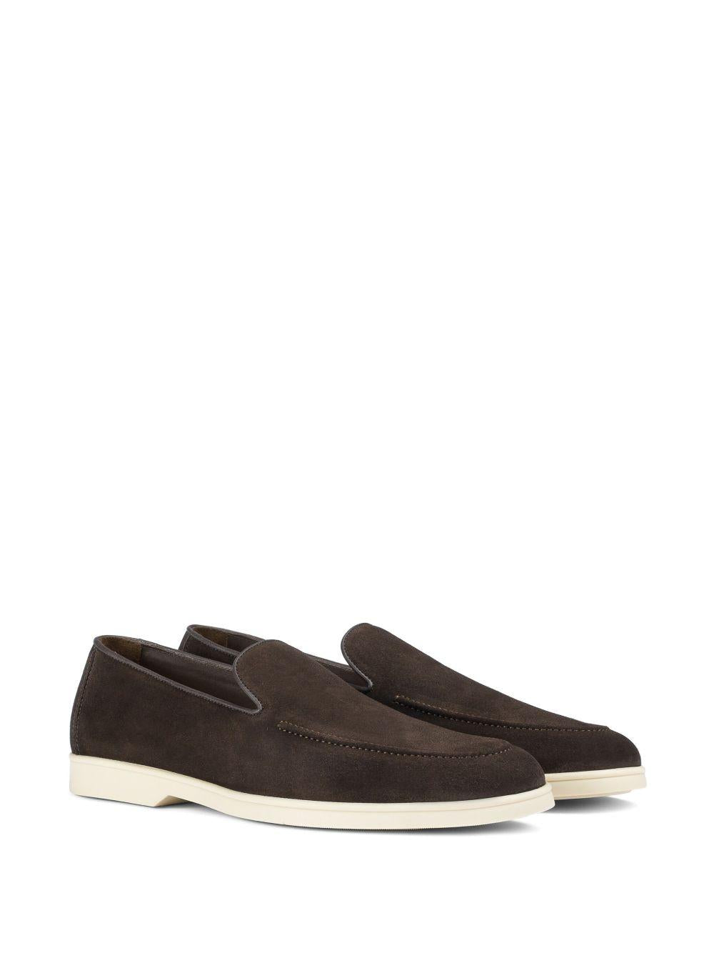 Mocassino barca in suede DU3413NWMAUY009GM23 VISONE DOUCAL`S