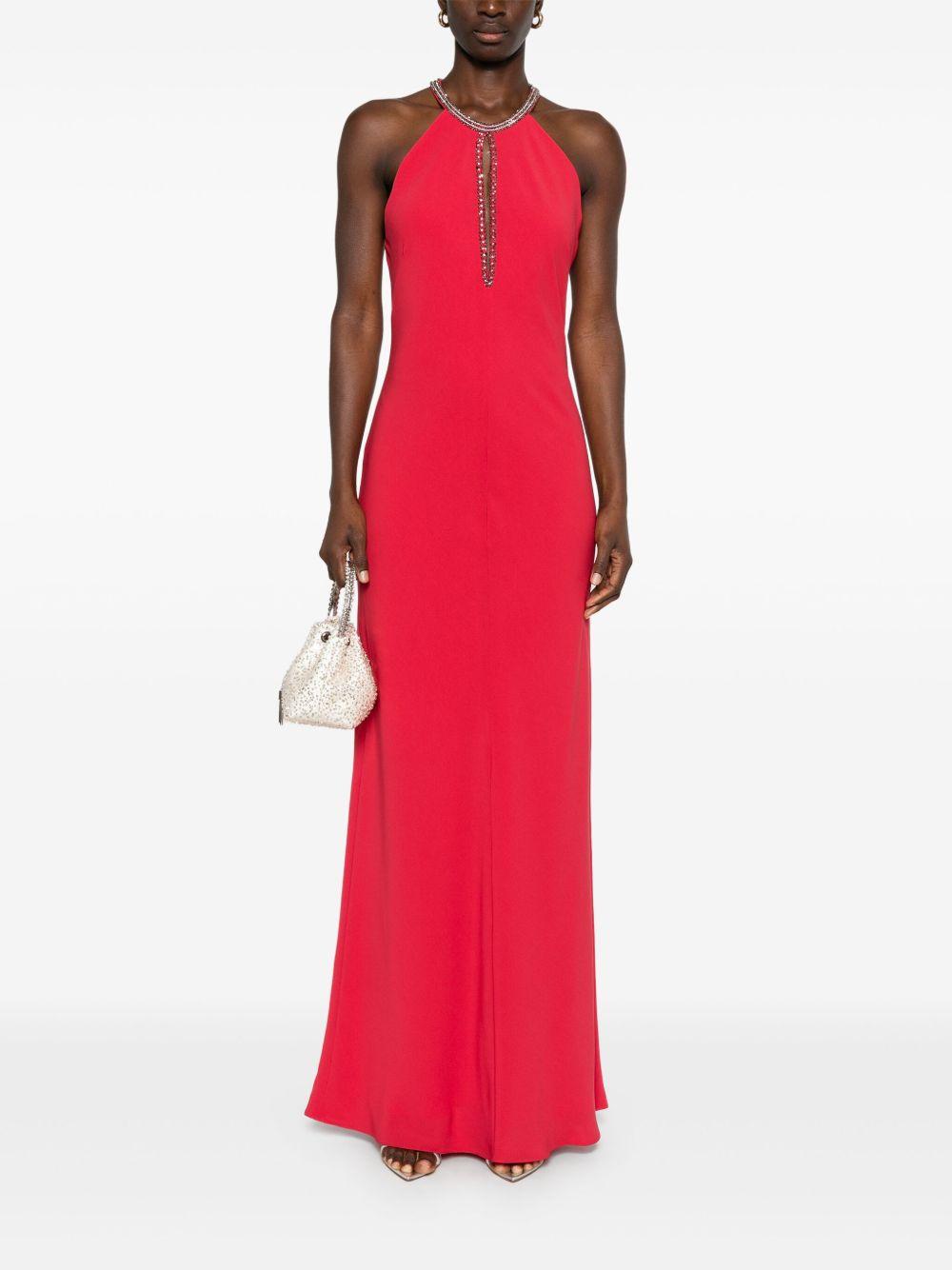 Abito lungo Fernet FERNETMM10230 006 ROSSO MAX MARA STUDIO