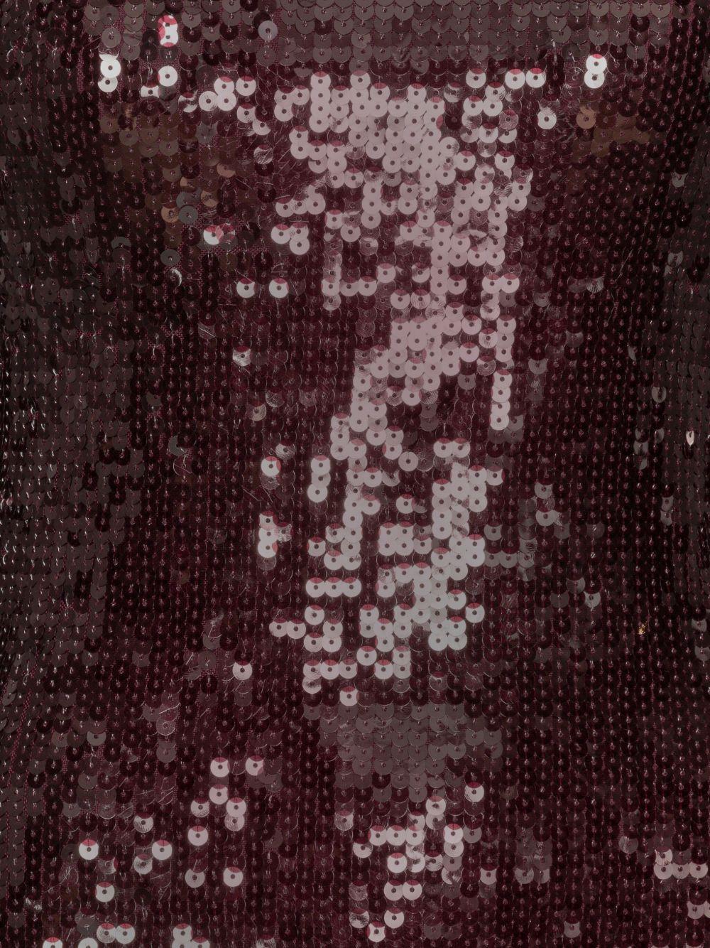 Sequin LS Mini Dress 1146142734 2734 ZINFANDEL ROTATE