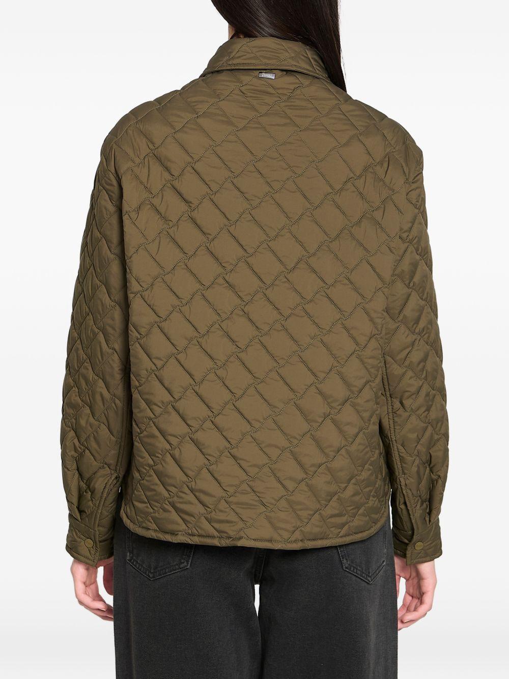 Shacket in EcoAge GI000351D12456Z 7720 VERDE BEIGE HERNO