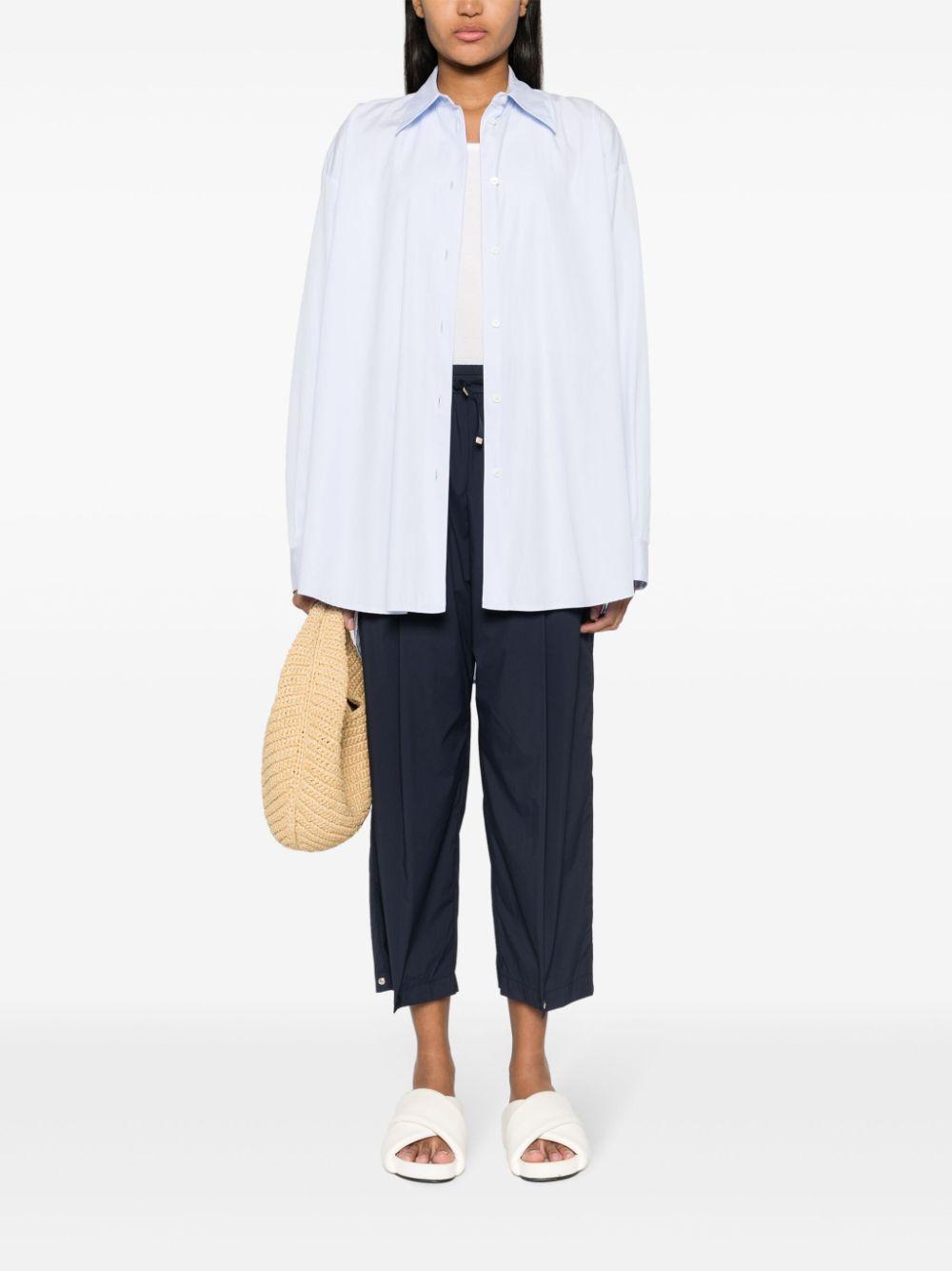 Pantaloni affusolati PT000031D12431SZ 9201 BLUE HERNO