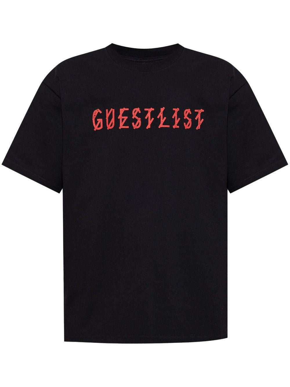 Guestlist Tee B0030556FA582 P495 BLACK RED 44 LABEL GROUP