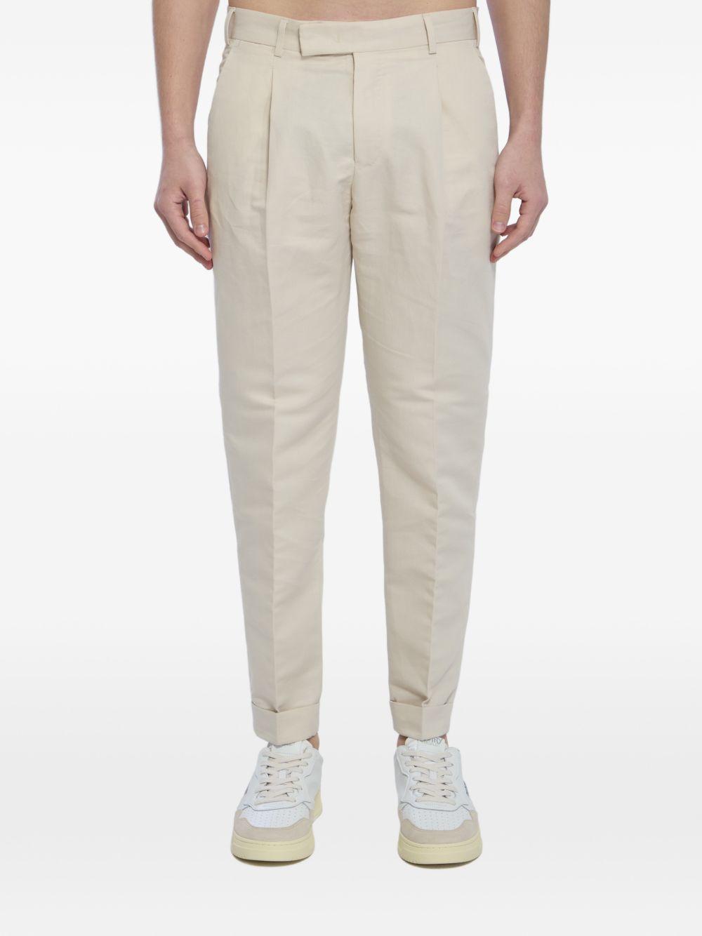 Rebel pants in linen and cotton CORSZAZ40FWDPU38 0015 PANNA PT TORINO