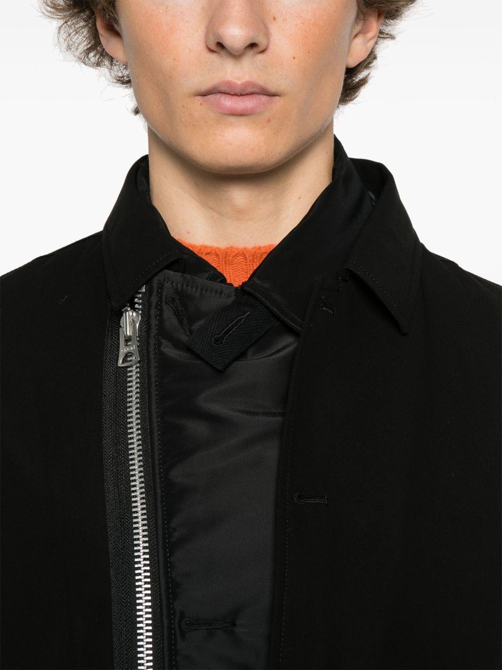 Cotton Twill Jacket 2503608M 001 BLACK SACAI