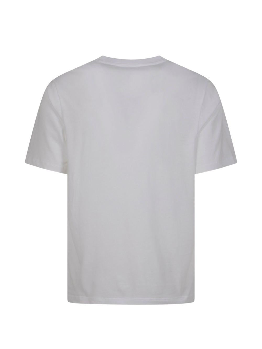 POETIC SCRIPT LIGHT REGULAR TEE QM00113KJ7036 P100 WHITE MAISON KITSUNE