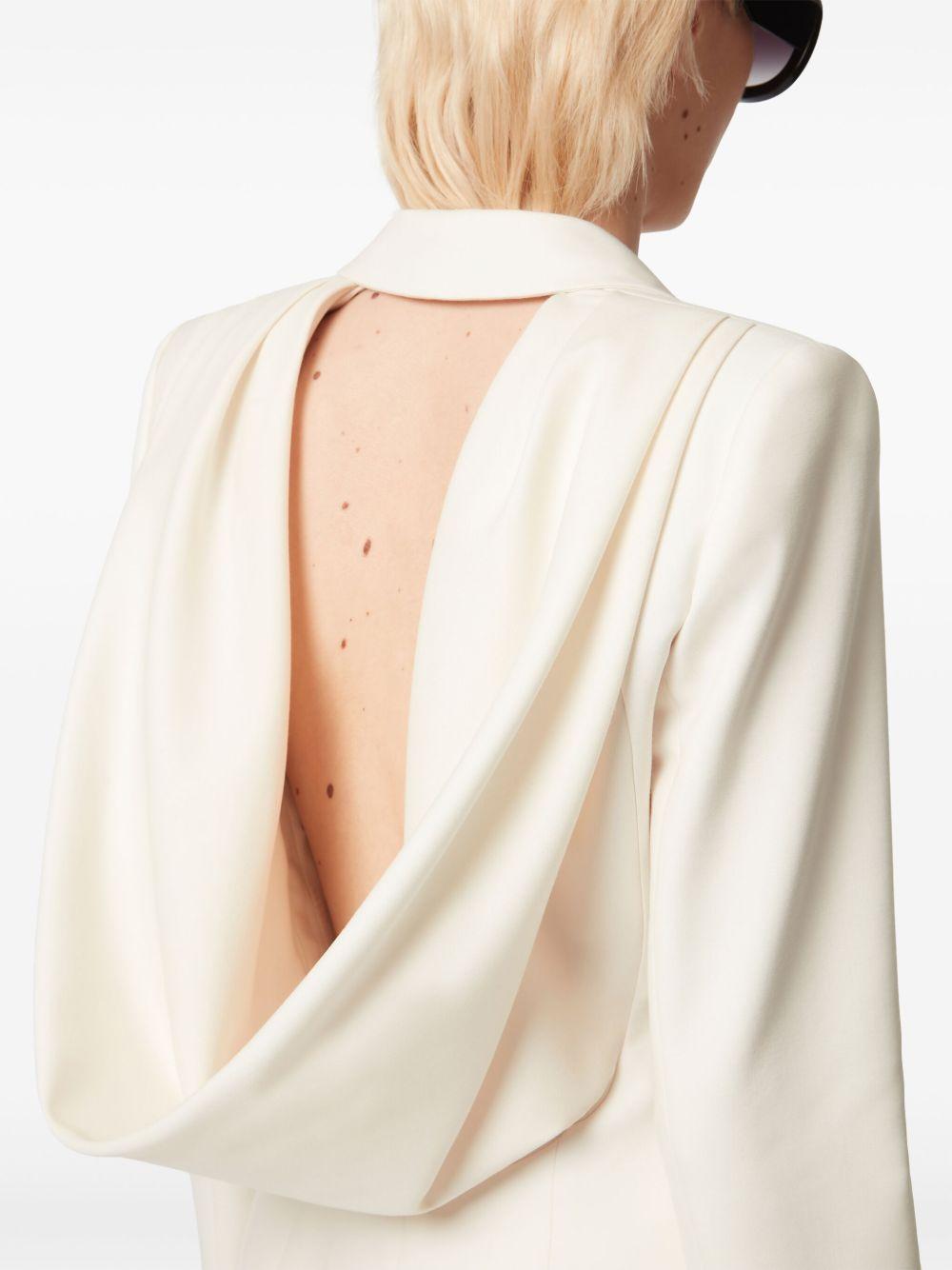 Blazer con drappeggio posteriore 25PCVE005WV0322 U1230 CREAM NINA RICCI