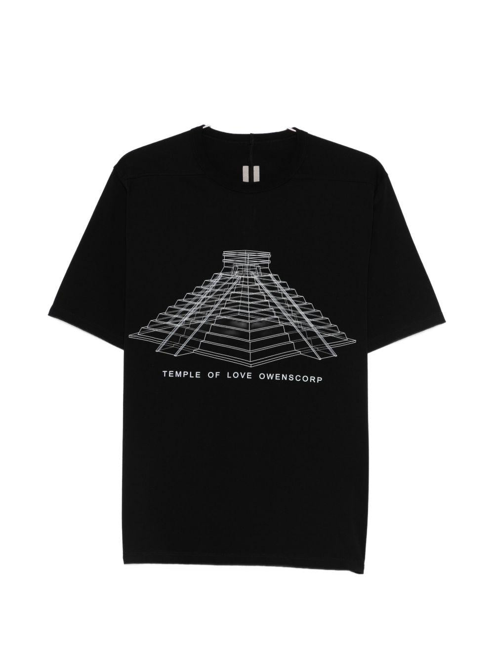 T-shirt Brad RR01F2232JAEP13 0911 BLACK MILK RICK OWENS
