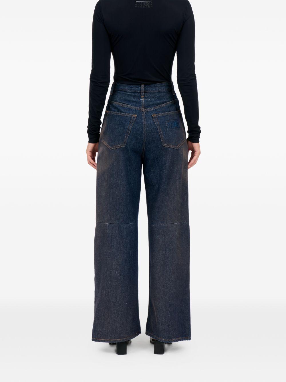 Jeans 5 Tasche in Denim Blu S62LB0218M30055 963 MM6 MAISON MARGIELA