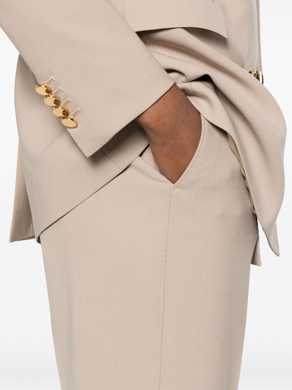 Abito doppiopetto con rever a lancia TJASMINE10BAD340179U ET823 TAGLIATORE