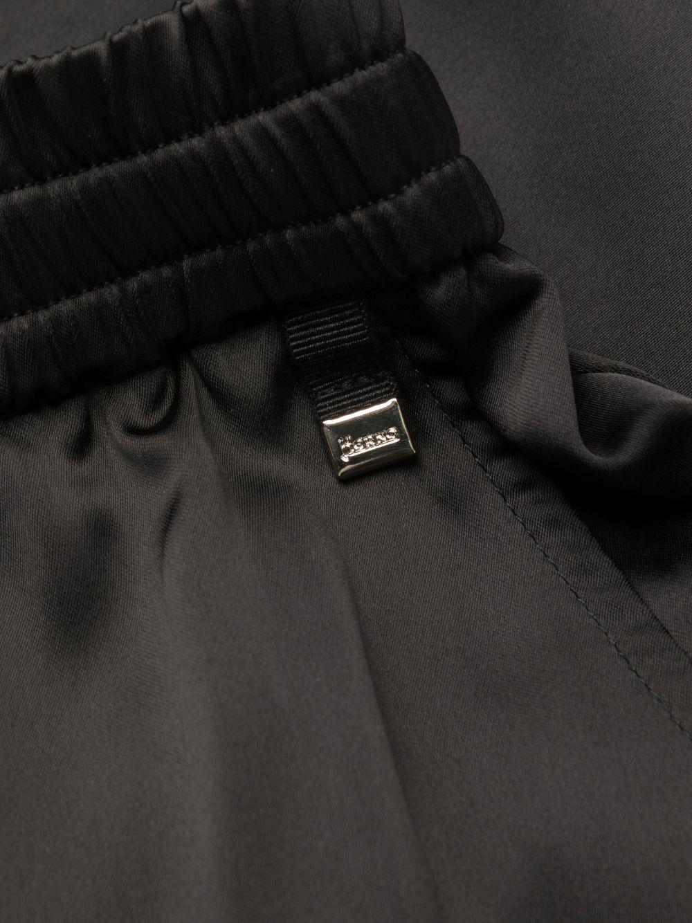 Pantaloni in Raso PT000008D12506 9300 Nero HERNO