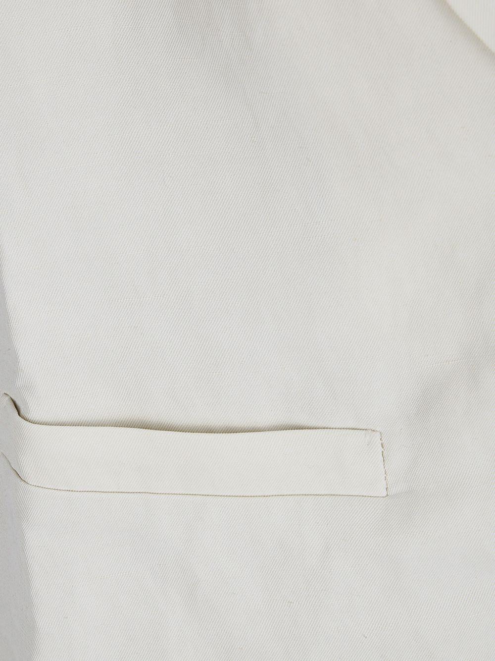 Gilet monopetto senza maniche UW6052 UW101 OFF WHITE UMA WANG