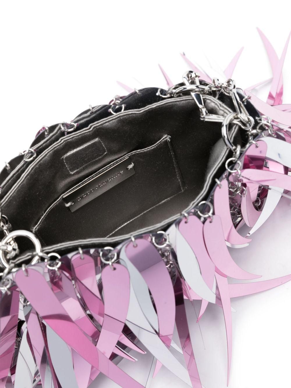 23HSS0137PLX118 M048 SILVER PINK RABANNE