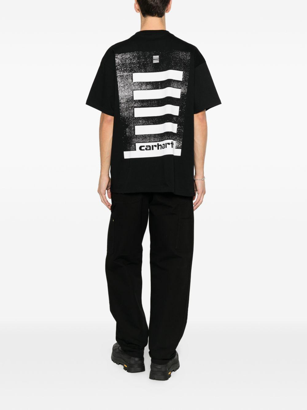 S/S Archive Lines T-Shirt Organic Cotton Single Jersey I036003 89XX BLACK CARHARTT WIP