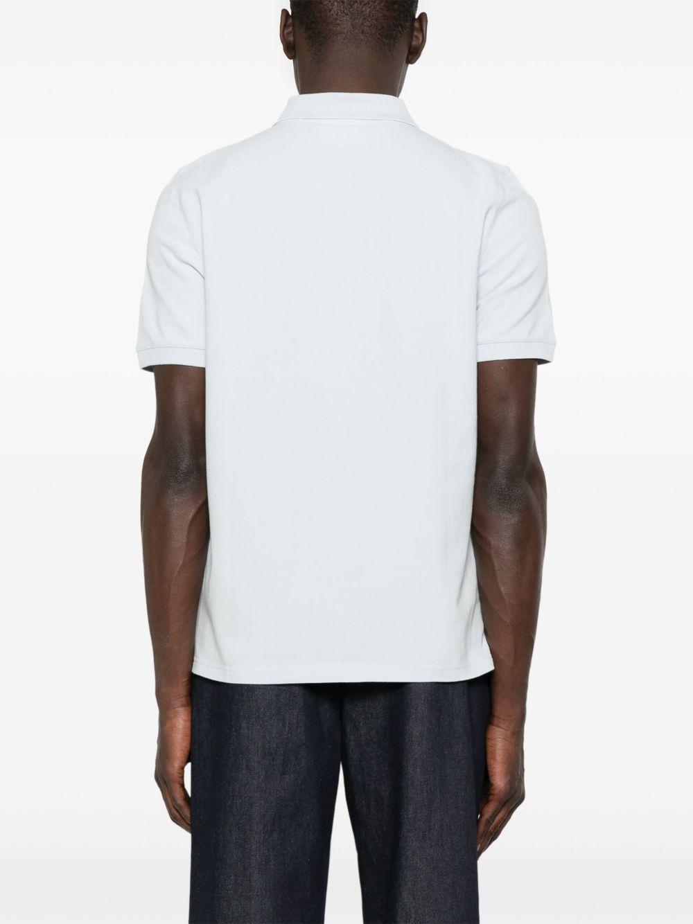 Fox Head Patch Regular Polo LM00208KJ7002 P476 INK BLUE MAISON KITSUNE