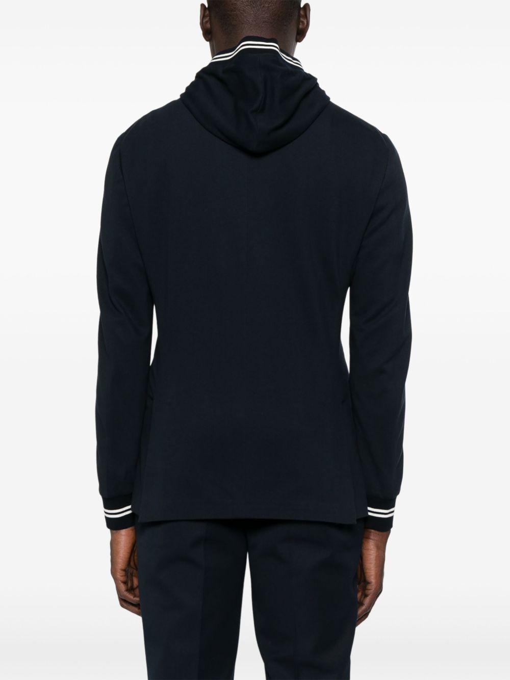 Blazer con cappuccio K70GIAK01BTCRNTES0K0 11 BLUE ELEVENTY