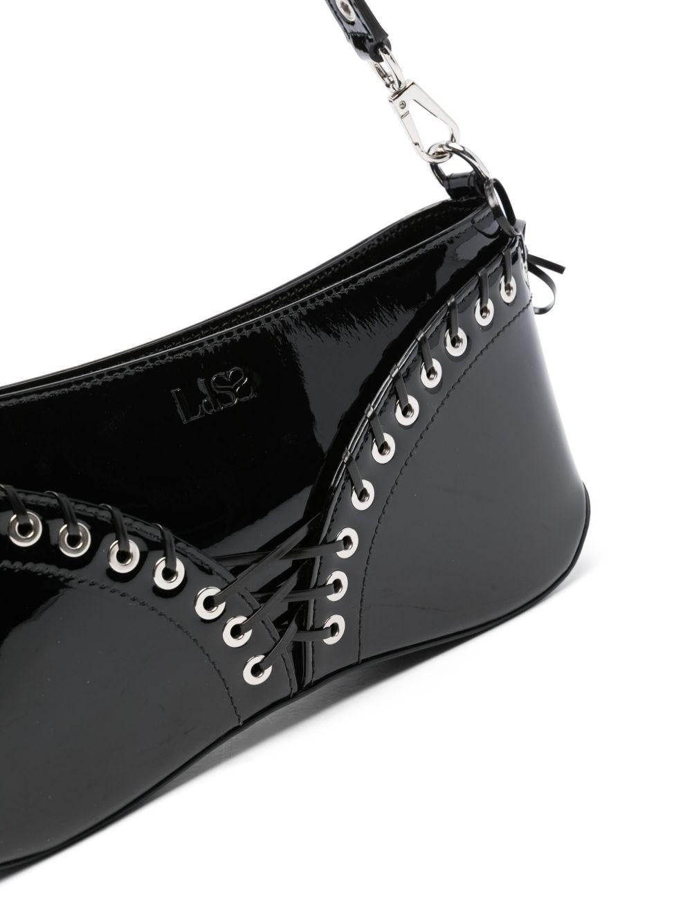 AW23BG001ULEA003 BLACK PATENT LUDOVIC DE SAINT SERNIN