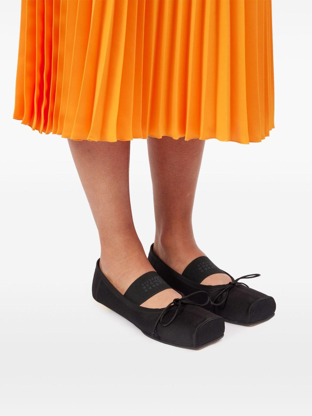 Anatomic Numbers-motif ballerina shoes S59WZ0100P5560 T8013 MM6 MAISON MARGIELA