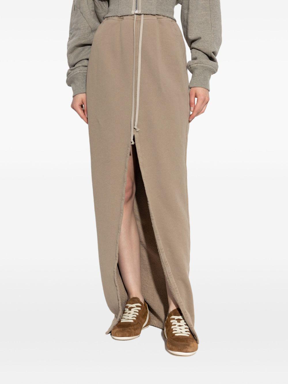 Concordians Phleg Pillar Skirt DS02E7333FSL 88 PEARL RICK OWENS DRKSHDW