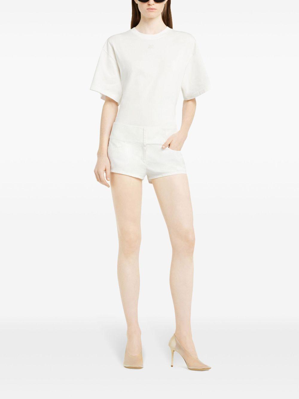 Fitted T-Shirt 125JTS168JS0107 0001 HERITAGE WHITE COURREGES