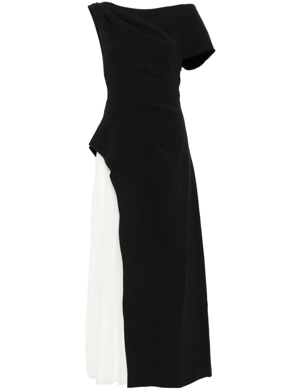 Sudden Midi Dress AS2410035D BLACK IVORY ACLER