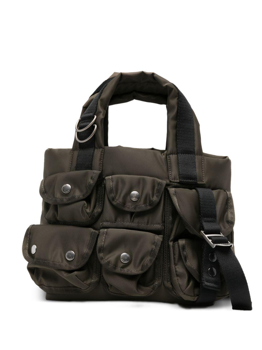 Khaki Small Nylon Tote 2601098S 531 DARK KHAKI SACAI