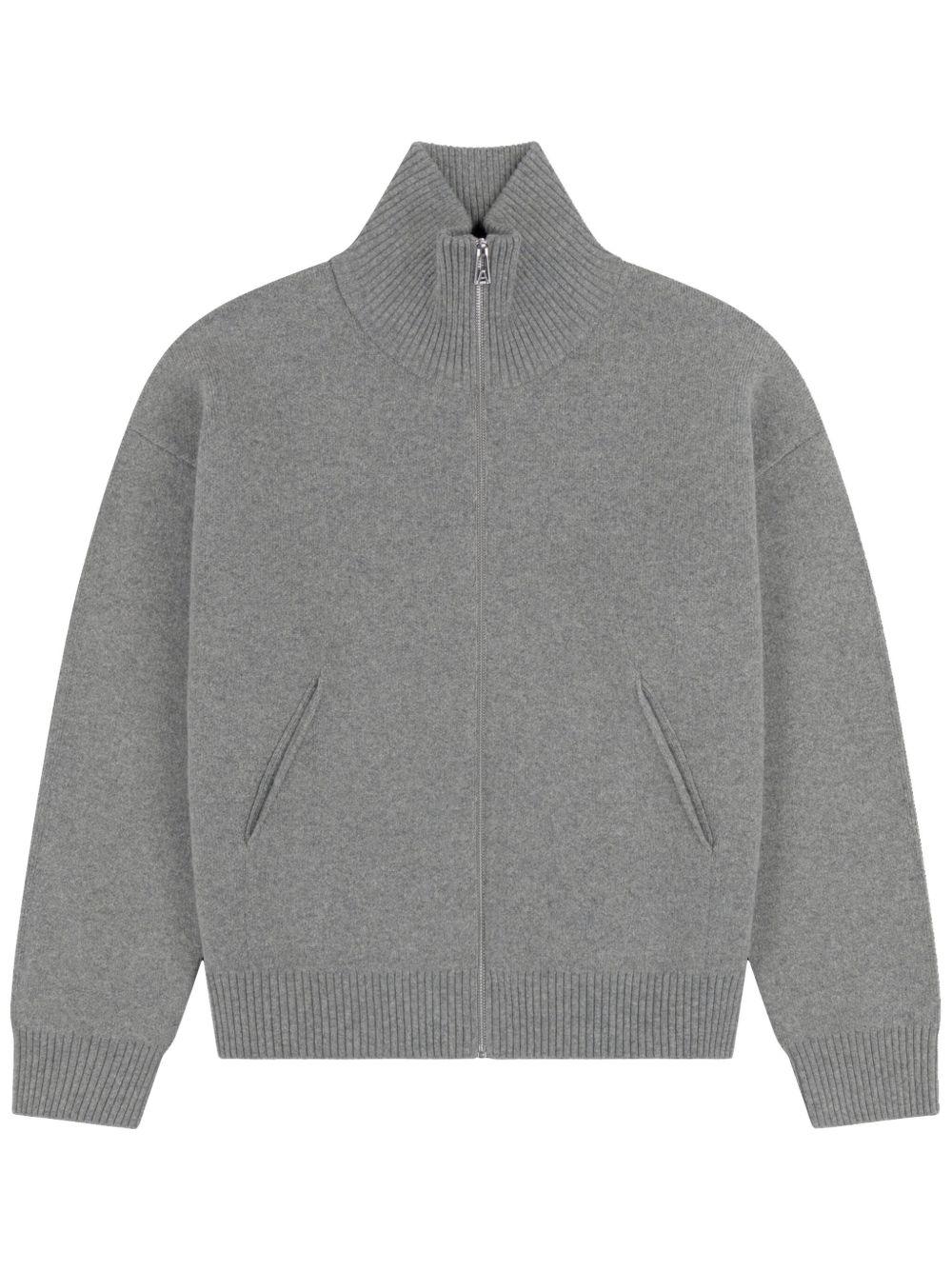 Core Zip-Up Sweater A2143003 GREY MELANGE AXEL ARIGATO