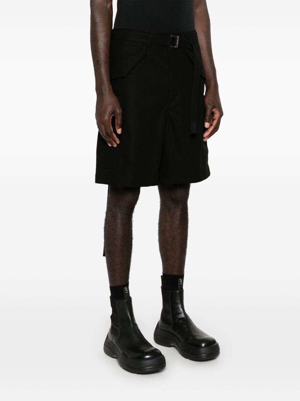 Shorts con cintura 2503610M 001 BLACK SACAI