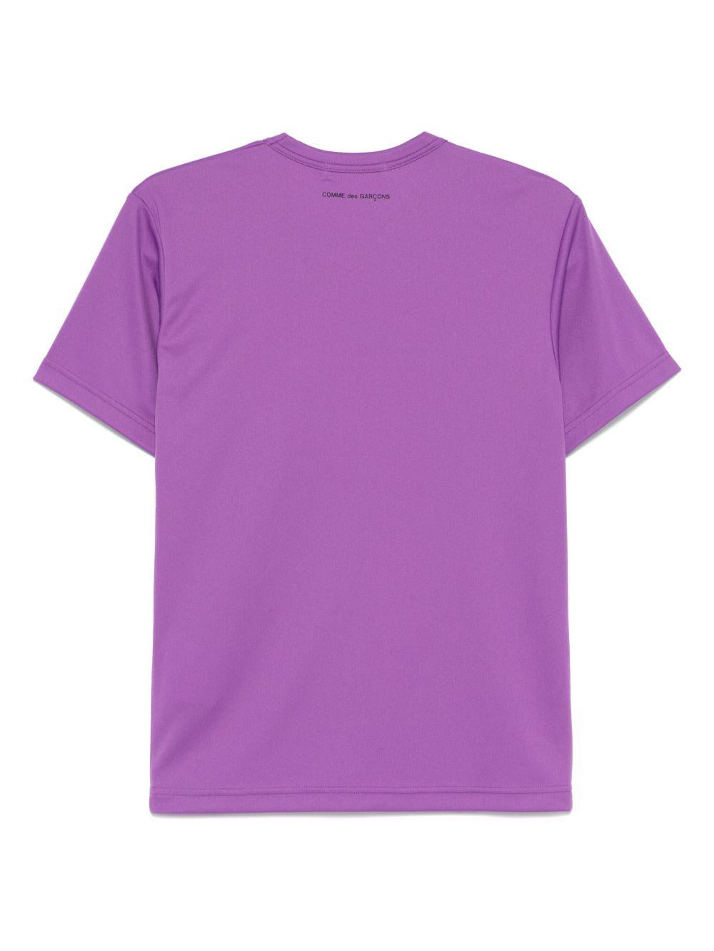 Purple T-shirt GOT005S25 2 PURPLE BLACK COMME DES GARCONS