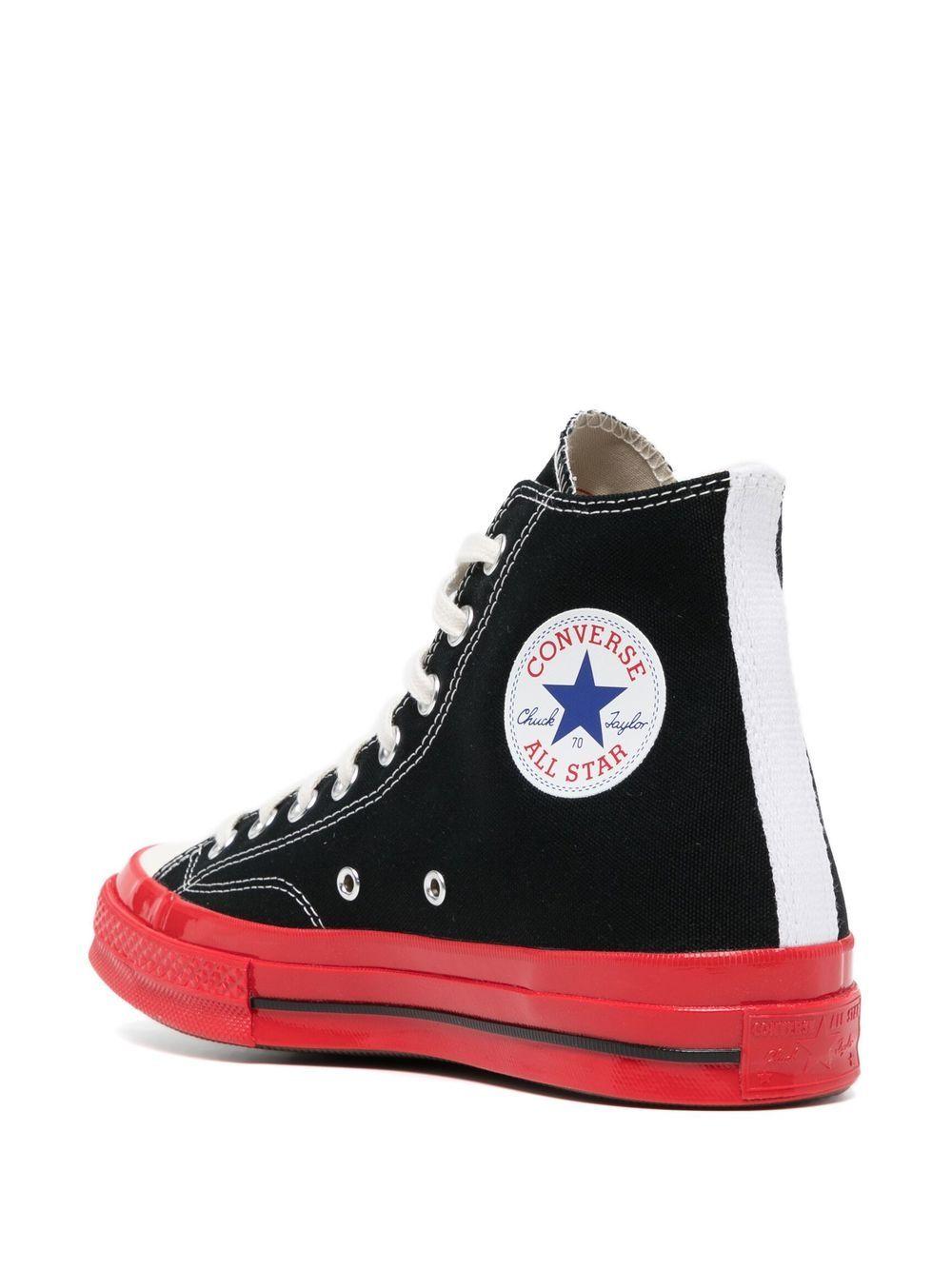 P1K124 1 BLACK COMME DES GARCONS PLAY X CONVERSE