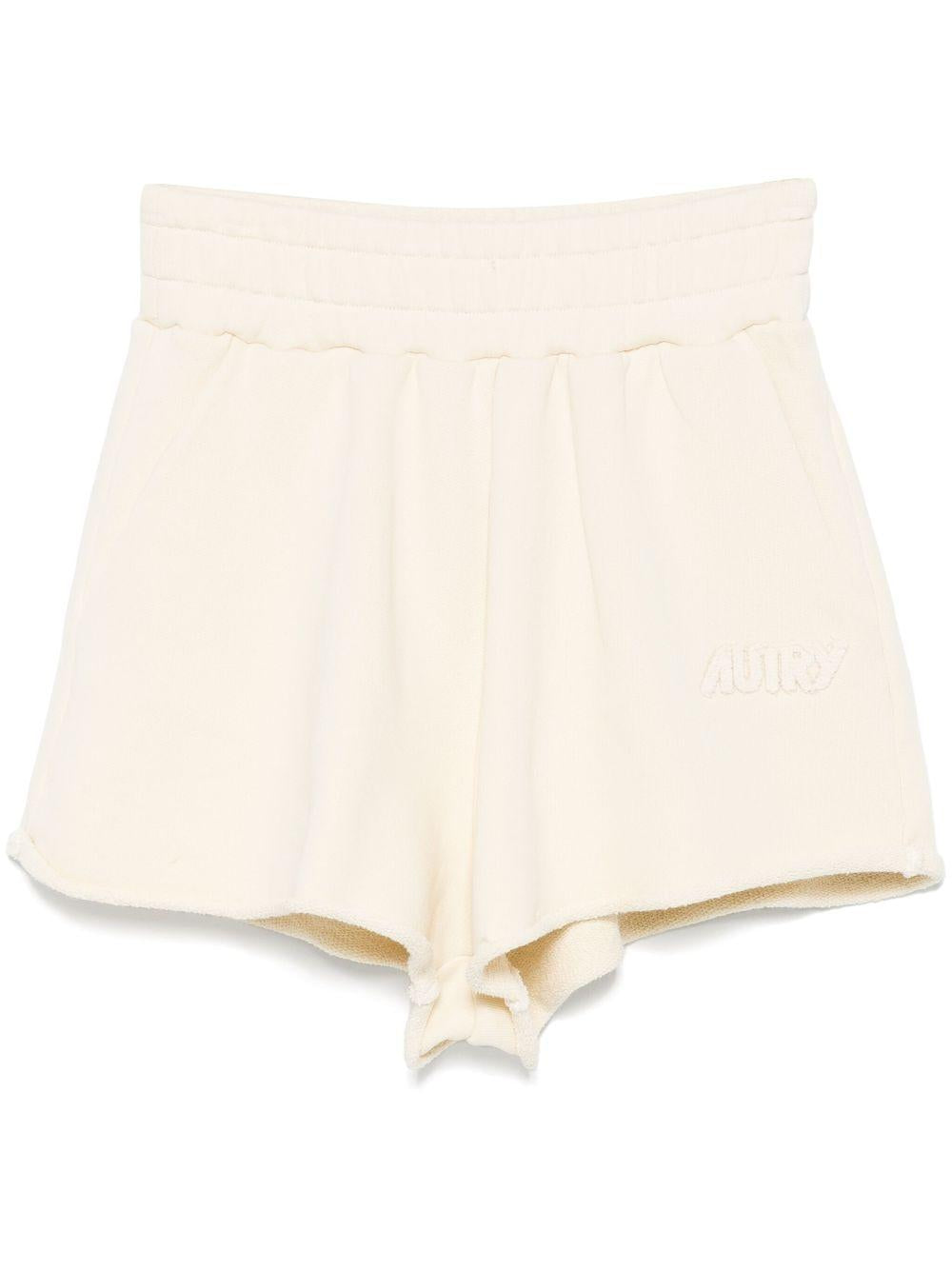 Shorts sportivi con logo in tono SHPW86JS CREAM AUTRY