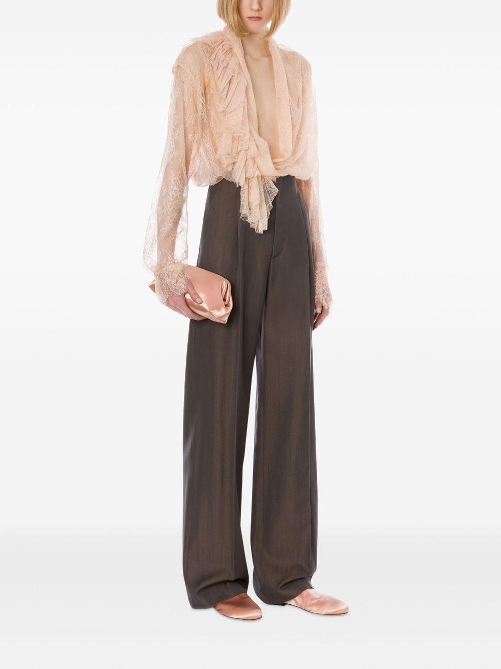 Camicia In Pizzo 252U02136620 0170 ROSA ALBERTA FERRETTI